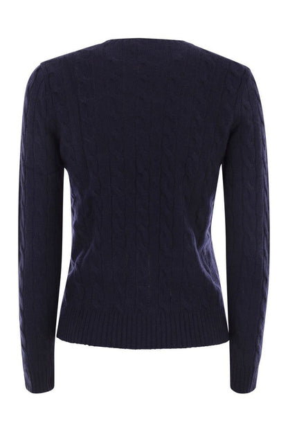 Polo Ralph Lauren Plaited Wool And Cashmere Crew-Neck