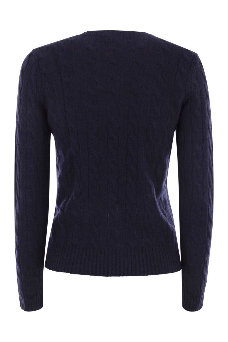 Polo Ralph Lauren Plaited Wool And Cashmere Crew-Neck