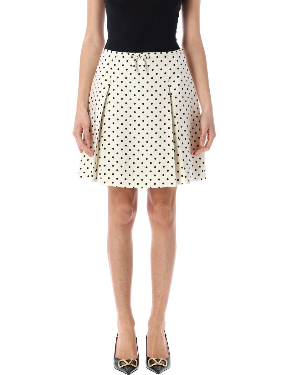 Valentino Garavani Polka Dot Mini Skirt
