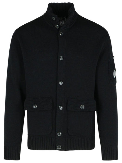 C.P. Company 'Lens' Black Cotton Jacket