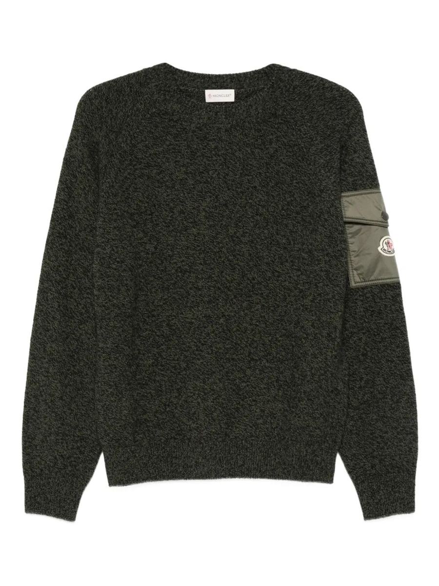 Moncler Mouliné Wool And Cashmere Jumper Clothing