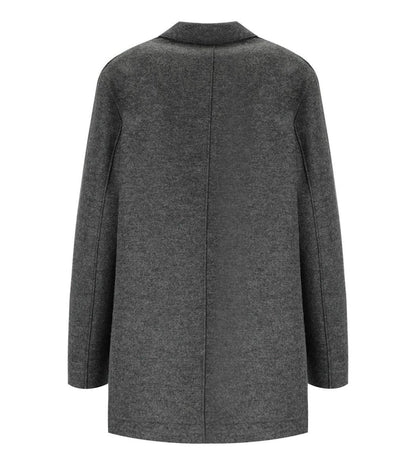 Harris Wharf London Anthracite Grey Double-Breasted Caban