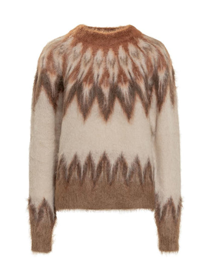 Isabel Marant Étoile Jacquard Sweater In Mohair Marant Étoile