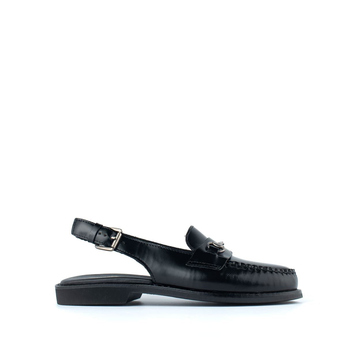 Sebago Sandalwood Joe Buckle Black