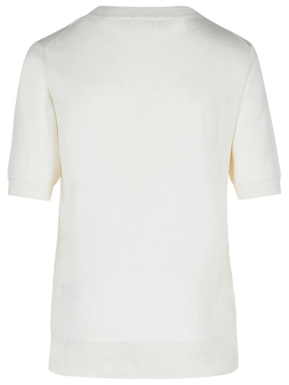 P.A.R.O.S.H. Cream Wool Blend Sweater