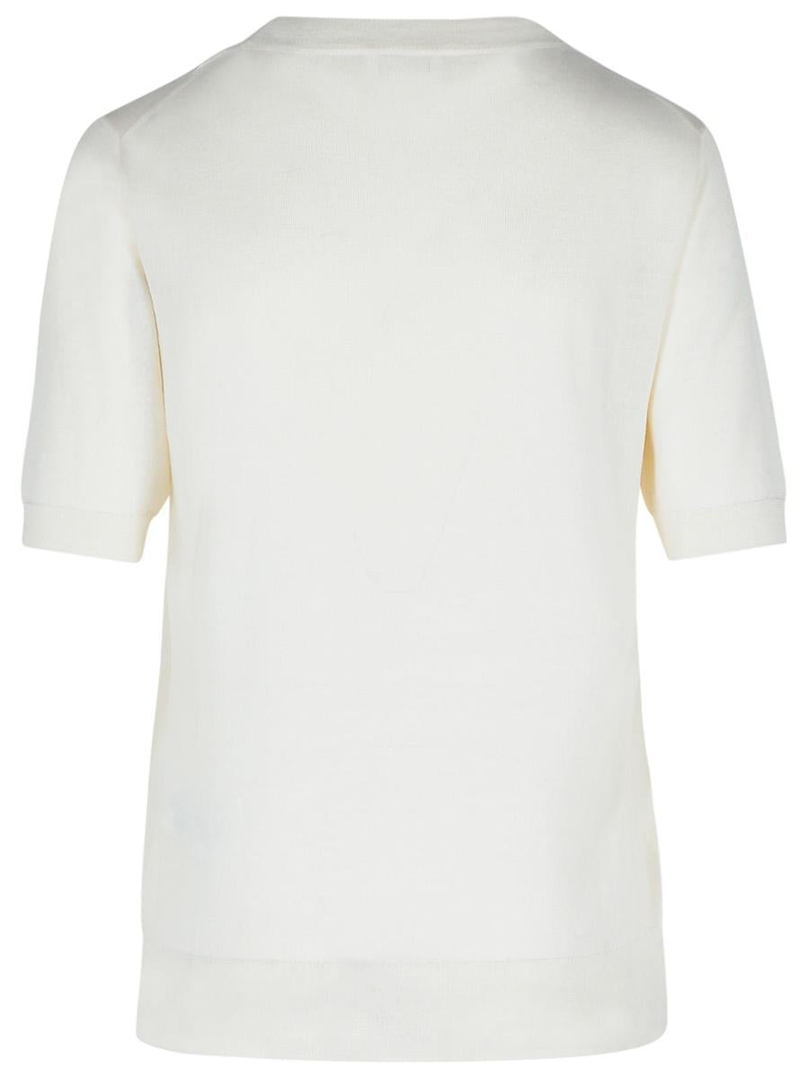 P.A.R.O.S.H. Cream Wool Blend Sweater