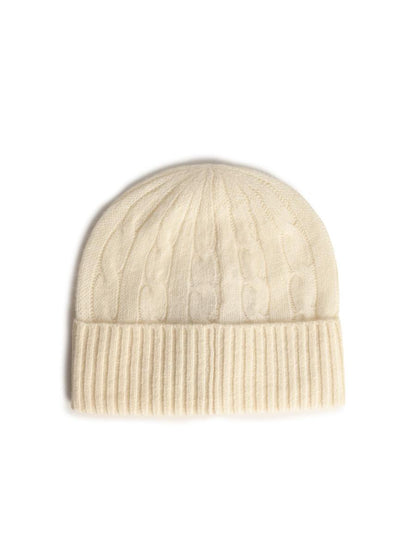 Polo Ralph Lauren Ivory Wool Blend Beanie