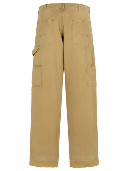 Maison Margiela Beige Cotton Pants