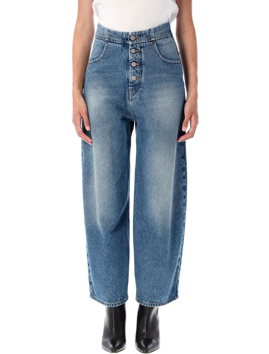 MM6 Maison Margiela Straight Leg Cropped Jeans