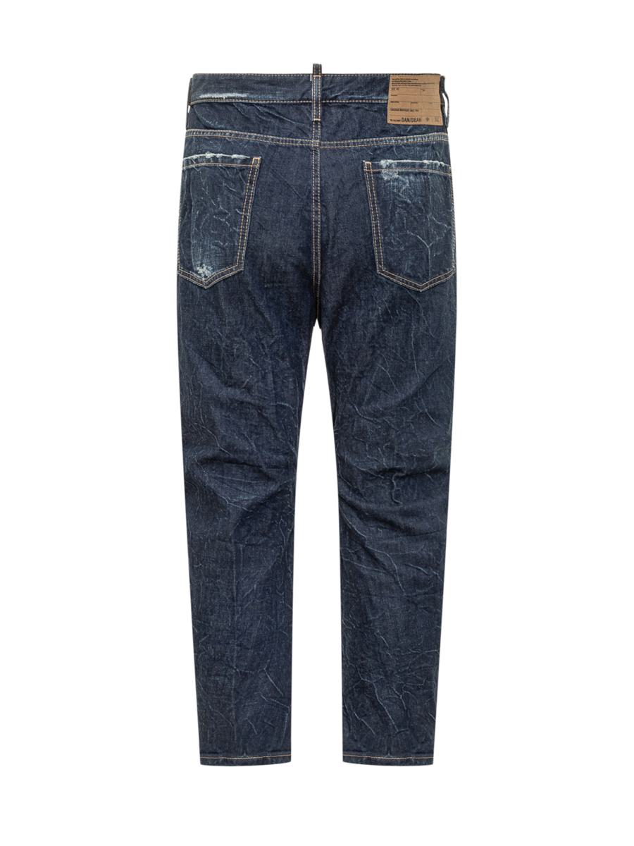 DSQUARED2 Blue Used Tapered Jeans By Dsquared2
