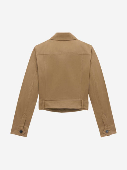 Saint Laurent Cropped Denim Jacket