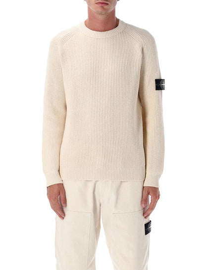 Stone Island Fisherman Rib Cotton Jumper