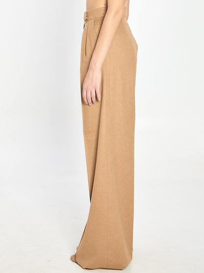 Camel Flare Trousers