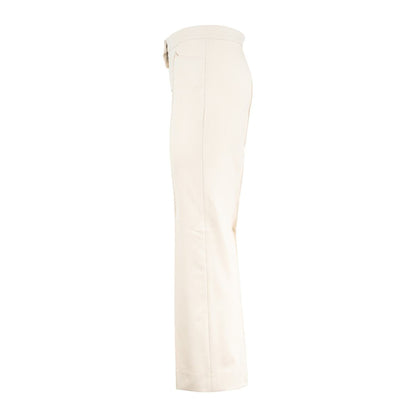 Max Mara Cotton Blend Flared Pants