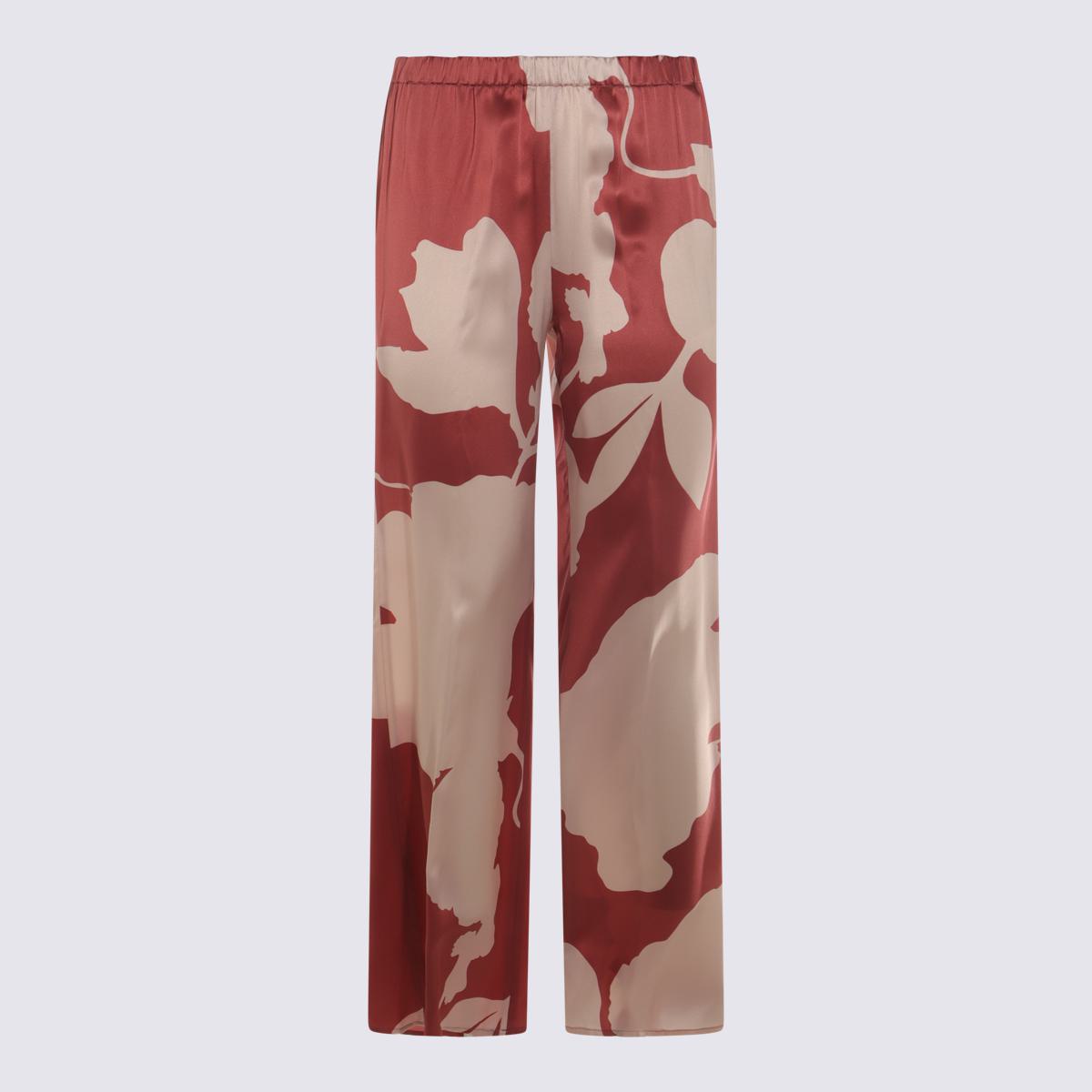 Antonelli Red And White Pants