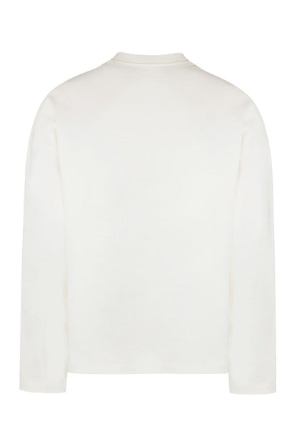 Jil Sander Long Sleeve Cotton T-Shirt