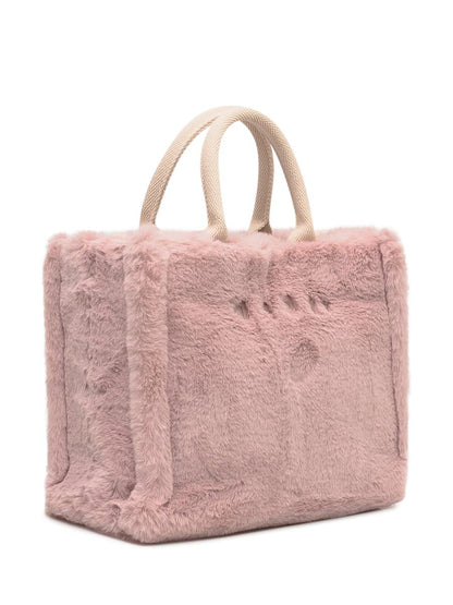 Marni Marni Bag In Pink Faux Fur