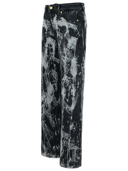 Ganni 'Izey' Black Cotton Jeans