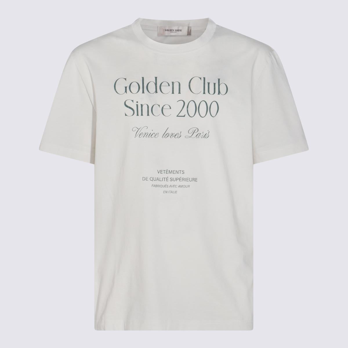 Golden Goose White Cotton T-Shirt