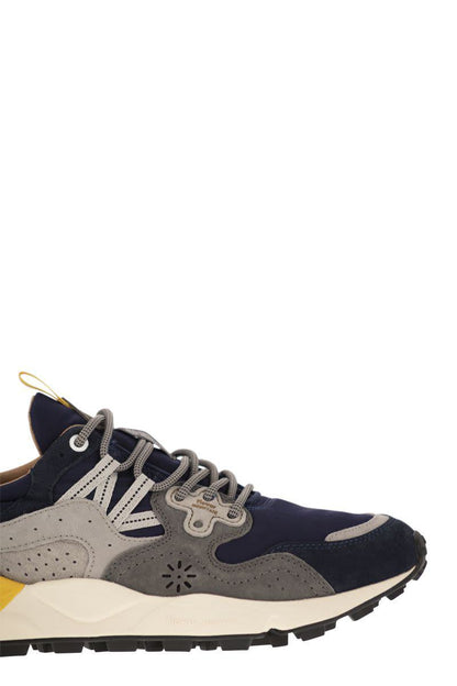 Flower Mountain Yamano 3 - Sneakers In Suede And Technical Fabric