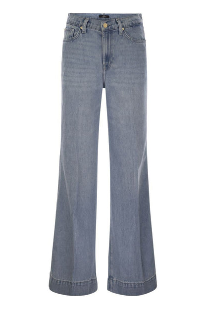 7 For All Mankind Modern Dojo Tailorless - High Waisted Flared Jeans
