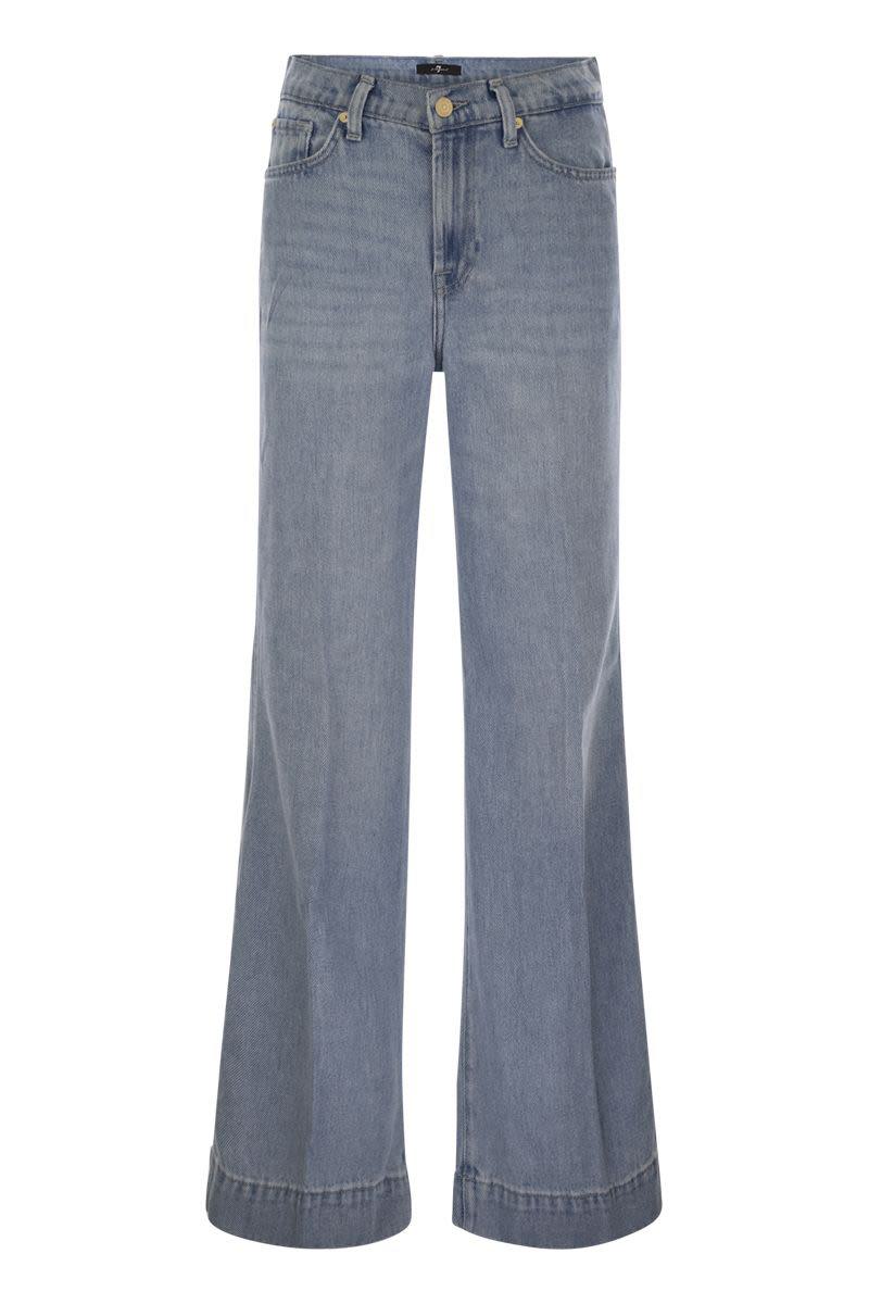 7 For All Mankind Modern Dojo Tailorless - High Waisted Flared Jeans