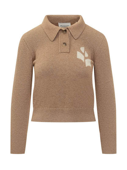 Isabel Marant Étoile Polo Shirt With Embroidered Marant Étoile Logo
