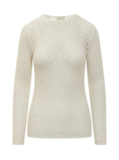 Isabel Marant Isabel Marant Ivory Stretch Lace Top