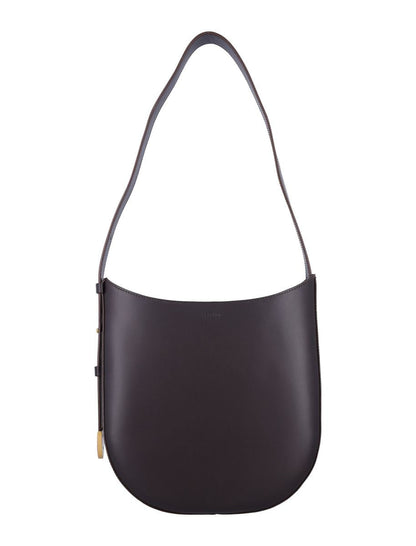 Sessun Leather Grandre Amo Hobo Bag With Bronze Details