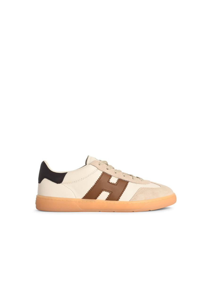 Hogan 'Cool' White Suede Sneakers