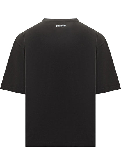 DSQUARED2 Black Obsessed2 T-Shirt By Dsquared2