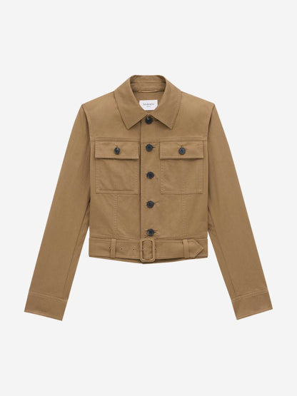 Saint Laurent Cropped Denim Jacket
