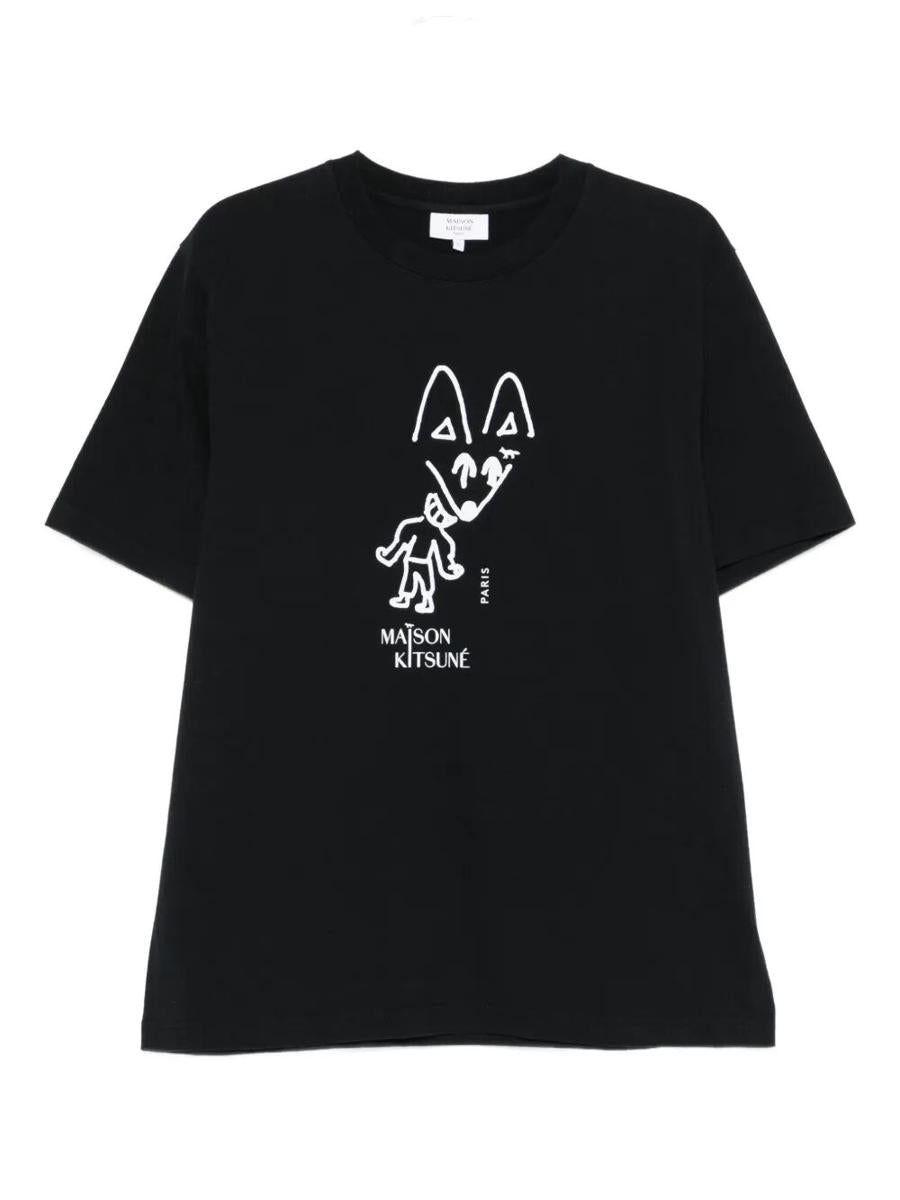 Maison Kitsuné "Party Fox" Comfort Tee-Shirt Clothing