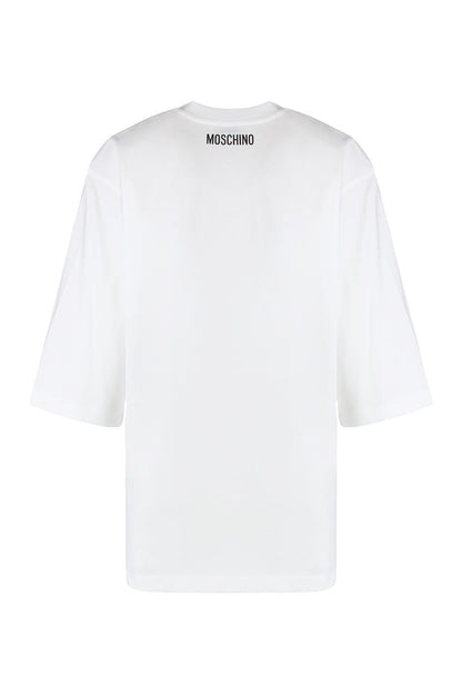 Moschino Cotton Crew-Neck T-Shirt
