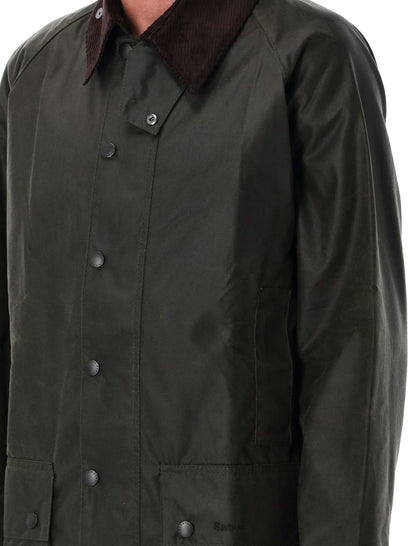 Barbour Beaufort Waxed Cotton Jacket Tartan Lined