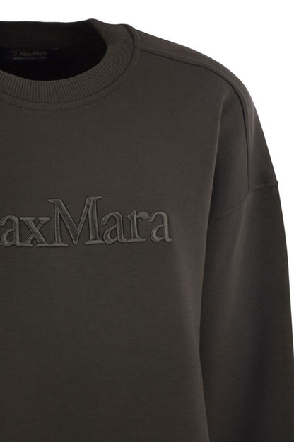 'S Max Mara Monza - Cotton Sweatshirt With Logo