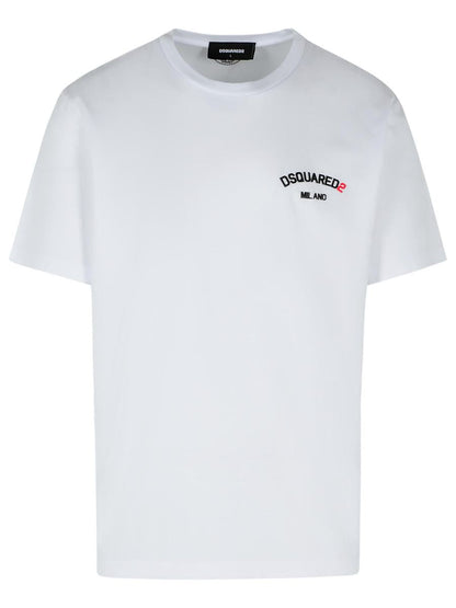 DSQUARED2 White Cotton T-Shirt