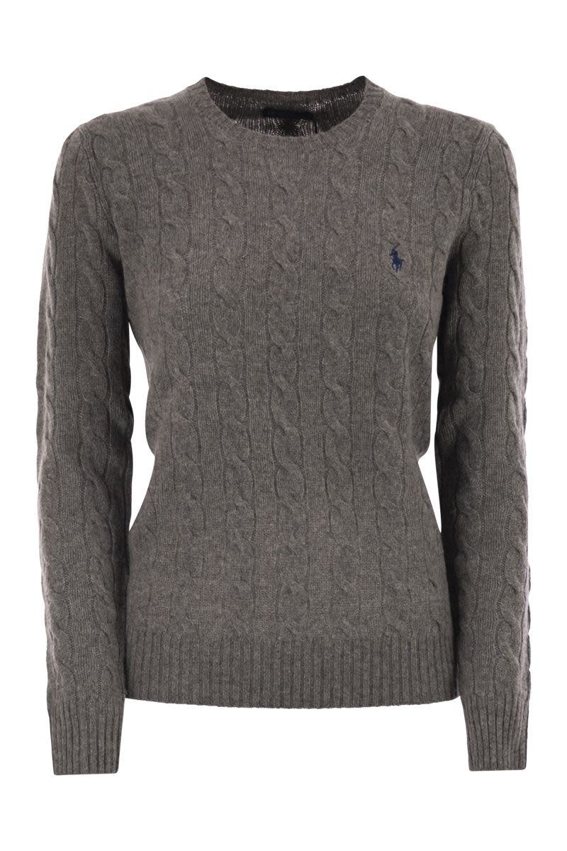 Polo Ralph Lauren Plaited Wool And Cashmere Crew-Neck