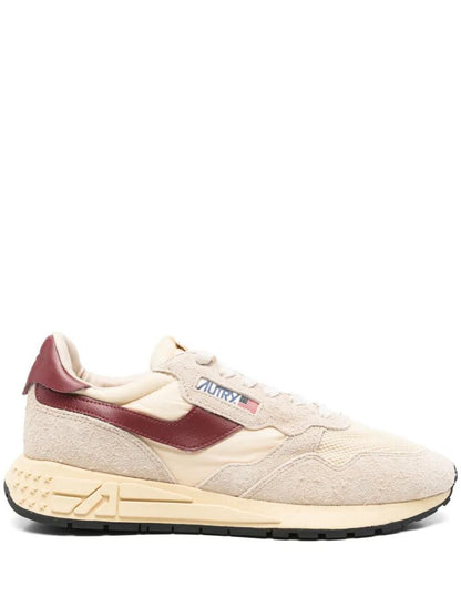 Autry "Reelwind Low" Suede Net Sneakers Shoes