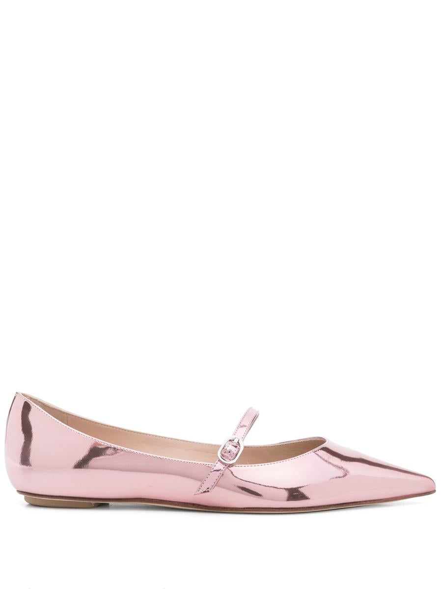 Stuart Weitzman Emilia Mary Jane Flat Shoes