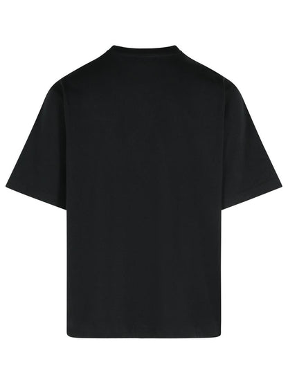 Casablanca Black Cotton T-Shirt