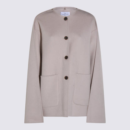 The Dynamis Studio Beige Wool Coat