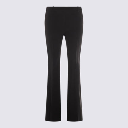 Alexander McQueen Black Viscose Pants