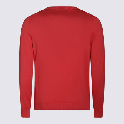 Malo Red Cotton Knitwear