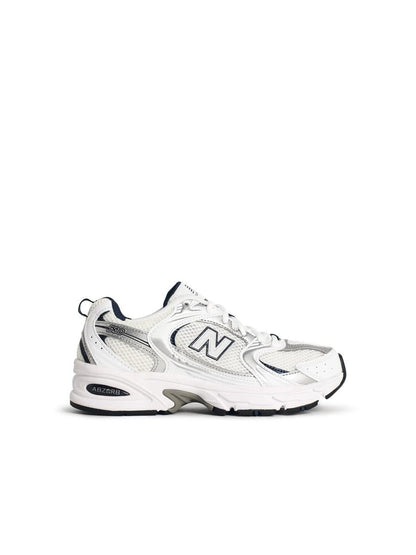New Balance '530' White Fabric Sneakers