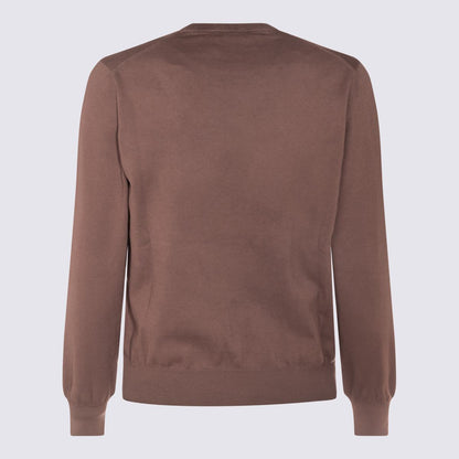 Altea Brown Cotton Knitwear