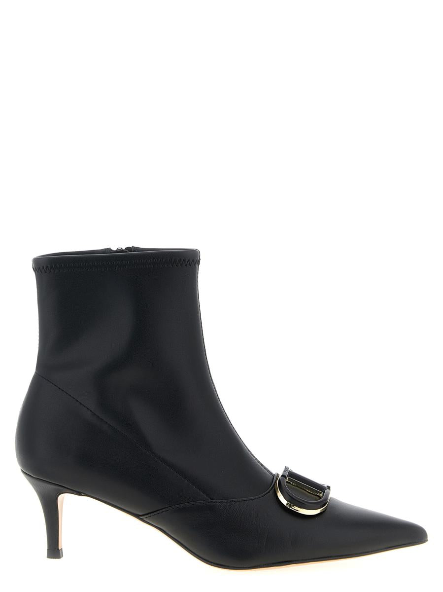 Twinset 'Oval T' Ankle Boots