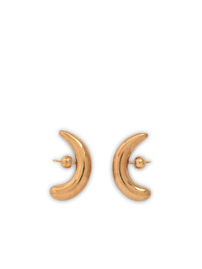 Panconesi Silver 'Half Moon Hoops' Earrings