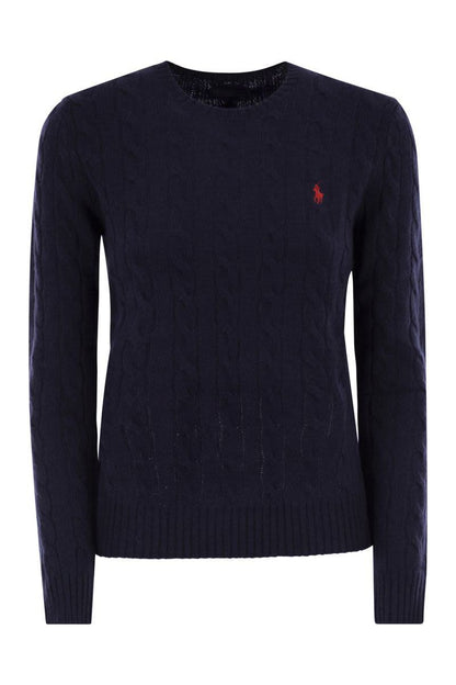 Polo Ralph Lauren Plaited Wool And Cashmere Crew-Neck