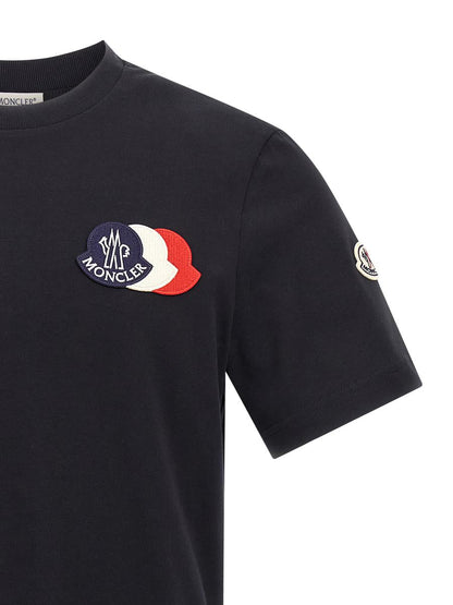 Moncler Tricolor Logo T-Shirt